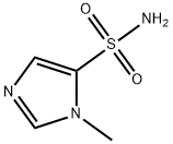 1-methyl-1H-imidazole-5-sulfonamide 化学構造式
