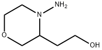 3-Morpholineethanol, 4-amino-,2110410-45-0,结构式