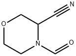 3-Morpholinecarbonitrile, 4-formyl- 结构式