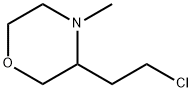 Morpholine, 3-(2-chloroethyl)-4-methyl-,2110541-40-5,结构式