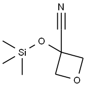 3-Oxetanecarbonitrile, 3-[(trimethylsilyl)oxy]- Struktur