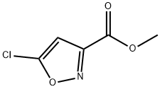 3-Isoxazolecarboxylic acid, 5-chloro-, methyl ester Struktur