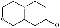 Morpholine, 3-(2-chloroethyl)-4-ethyl-|