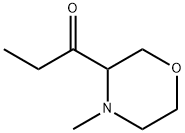 1-Propanone, 1-(4-methyl-3-morpholinyl)- 结构式