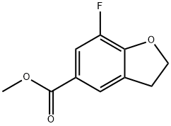 methyl 7-fluoro-2,3-dihydrobenzofuran-5-carboxylate,2112657-13-1,结构式