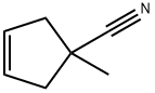 3-Cyclopentene-1-carbonitrile, 1-methyl- 结构式