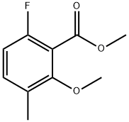 Methyl 6-fluoro-2-methoxy-3-methylbenzoate Struktur