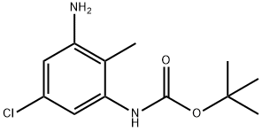 tert-Butyl (3-amino-5-chloro-2-methylphenyl)carbamate Structure