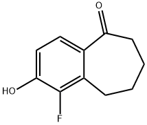 1-氟-2-羟基-6,7,8,9-四氢-5H-苯并[7]轮烯-5-酮,2114341-47-6,结构式