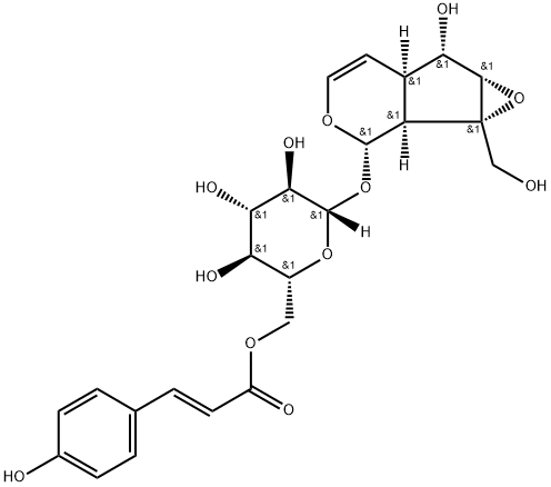 胡黄连苷IV 结构式