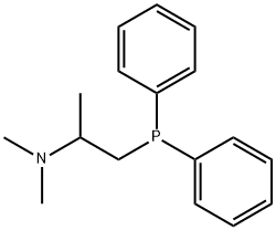 1-(二苯膦)-N,N-二甲基-2-丙胺 结构式