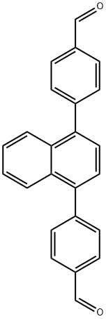 4,4'-(naphthalene-1,4-diyl)dibenzaldehyde,2116542-17-5,结构式
