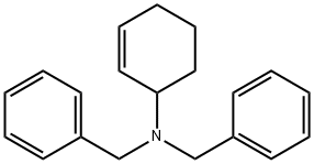 Benzenemethanamine, N-2-cyclohexen-1-yl-N-(phenylmethyl)- 结构式