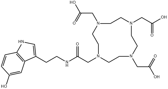 DO3A-Serotonin, 2125661-93-8, 结构式