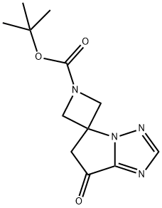 tert-Butyl 7'-oxo-6',7'-dihydrospiro[azetidine-3,5'-pyrrolo[1,2-b][1,2,4]triazole]-1-carboxylate Structure