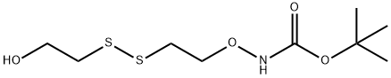 Boc-aminooxy-ethyl-SS-propanol Struktur