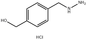 (4-(Hydrazinylmethyl)phenyl)methanol hydrochloride Structure
