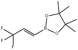 (E)-4,4,5,5-四甲基-2-(3,3,3-三氟丙-1-烯-1-基)-1,3,2-二氧硼杂环戊烷,2130860-50-1,结构式