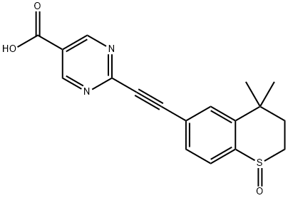 2131803-93-3 2-((4,4-二甲基-1-氧化硫代苯并二氢吡喃-6-基)乙炔基)嘧啶-5-羧酸