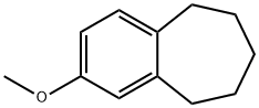 5H-Benzocycloheptene, 6,7,8,9-tetrahydro-2-methoxy- Structure