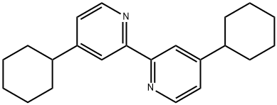 2,2'-Bipyridine, 4,4'-dicyclohexyl- Struktur