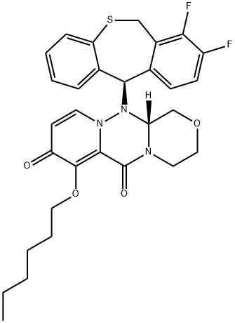 巴洛沙韦杂质4, 2136287-88-0, 结构式