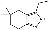 3-乙基-5,5-二甲基-4,5,6,7-四氢-2H-吲唑, 2137687-69-3, 结构式