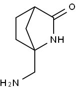 1-(AMINOMETHYL)-2-AZABICYCLO[2.2.1]HEPTAN-3-ONE 结构式