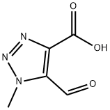 5-甲酰基-1-甲基-1H-1,2,3-三唑-4-羧酸 结构式