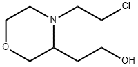 3-Morpholineethanol, 4-(2-chloroethyl)-,2139776-32-0,结构式