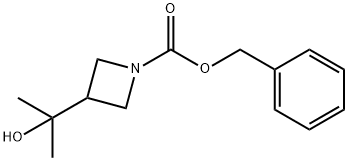 Benzyl 3-(2-hydroxypropan-2-yl)azetidine-1-carboxylate Structure