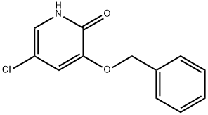 2(1H)-Pyridinone, 5-chloro-3-(phenylmethoxy)- 结构式