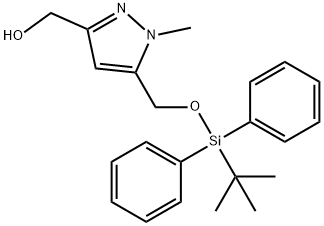 (5-(((tert-butyldiphenylsilyl)oxy)methyl)-1-methyl-1H-pyrazol-3-yl)methanol|(5-(((叔丁基二苯基甲硅烷基)氧基)甲基)-1-甲基-1H-吡唑-3-基)甲醇