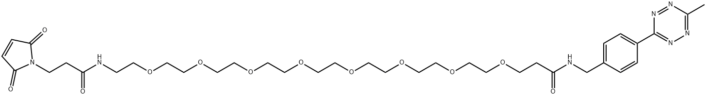 Me-Tet-PEG8-Maleimide,2143968-05-0,结构式