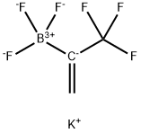 Borate(1-), trifluoro[1-(trifluoromethyl)ethenyl]-, potassium (1:1), (T-4)- Struktur