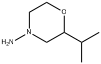 4-Morpholinamine, 2-(1-methylethyl)- 结构式