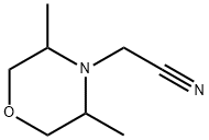 4-Morpholineacetonitrile, 3,5-dimethyl- Structure