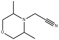 4-Morpholineacetonitrile, 3,5-dimethyl- 结构式