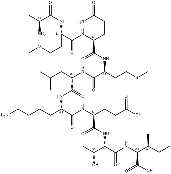 HIV gag peptide 197-205 Structure