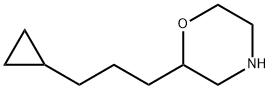 Morpholine,2-(3-cyclopropylpropyl)-,2151227-60-8,结构式