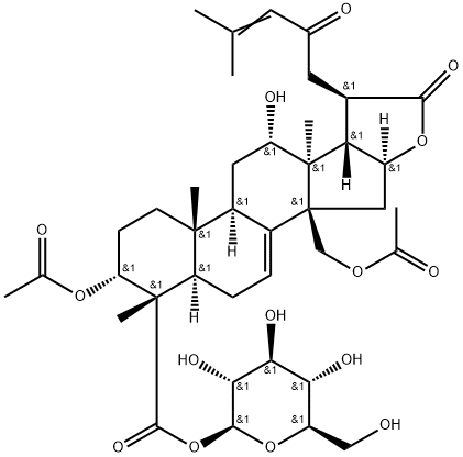 215160-96-6 3α,30-Diacetyloxy-12α-hydroxy-23-oxoeupha-7,24-dien-21,16β-olid-28-oic acid 28-O-β-D-glucopyranosyl ester