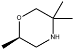 Morpholine, 2,5,5-trimethyl-, (2R)- Struktur