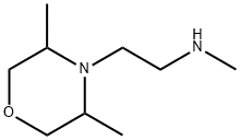 4-Morpholineethanamine, N,3,5-trimethyl-,2153770-31-9,结构式