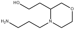 3-Morpholineethanol, 4-(3-aminopropyl)- Structure