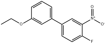 1,1'-Biphenyl, 3'-ethoxy-4-fluoro-3-nitro- Structure