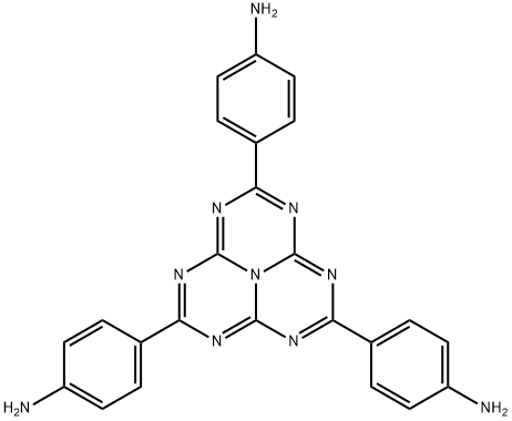 Benzenamine, 4,4',4''-(1,3,4,6,7,9,9b-heptaazaphenalene-2,5,8-triyl)tris-,2154338-39-1,结构式