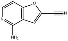 4-Aminofuro[3,2-c]pyridine-2-carbonitrile Struktur