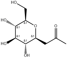 β-D-Glucopyransoyl)-Acetone Structure