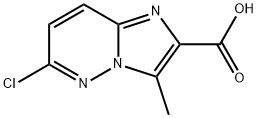 6-Chloro-3-methyl-imidazo[1,2-b]pyridazine-2-carboxylic acid Structure