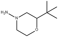 4-Morpholinamine,2-(1,1-dimethylethyl)-,2156037-31-7,结构式